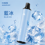 一次性電子煙｜KIS5 磁吸雙味 6500口 - 藍冰口味
